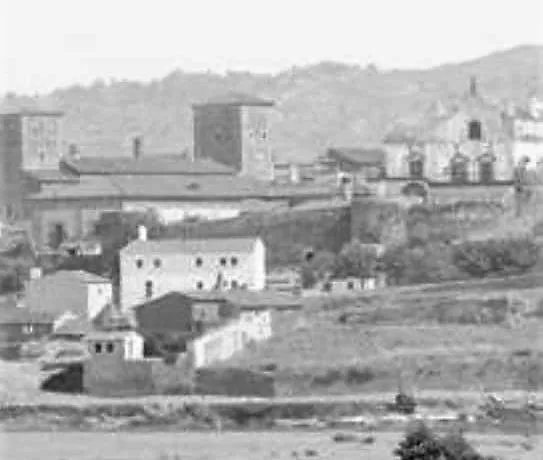 Las dos torres en 1870